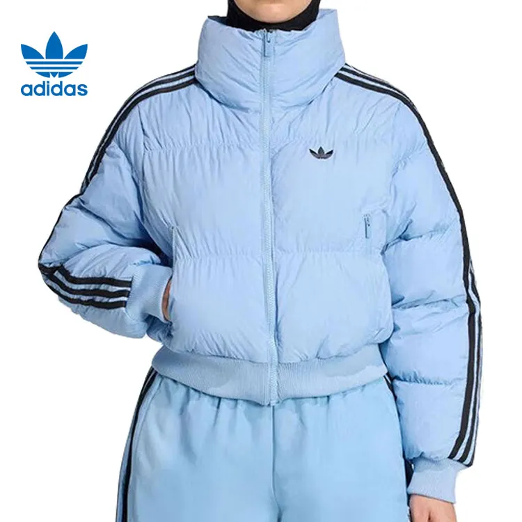 【劲浪体育】adidas阿迪达斯三叶草女子运动休闲棉服外套JX2969