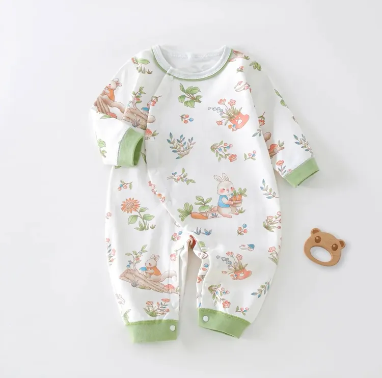 柔软细腻~真的好穿 纯棉四季款无骨缝制超萌可爱 婴儿宝宝连体衣