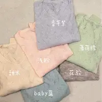 11174（部分无水洗唛，介意慎拍） WANGDAN新款V领镂空针织衫