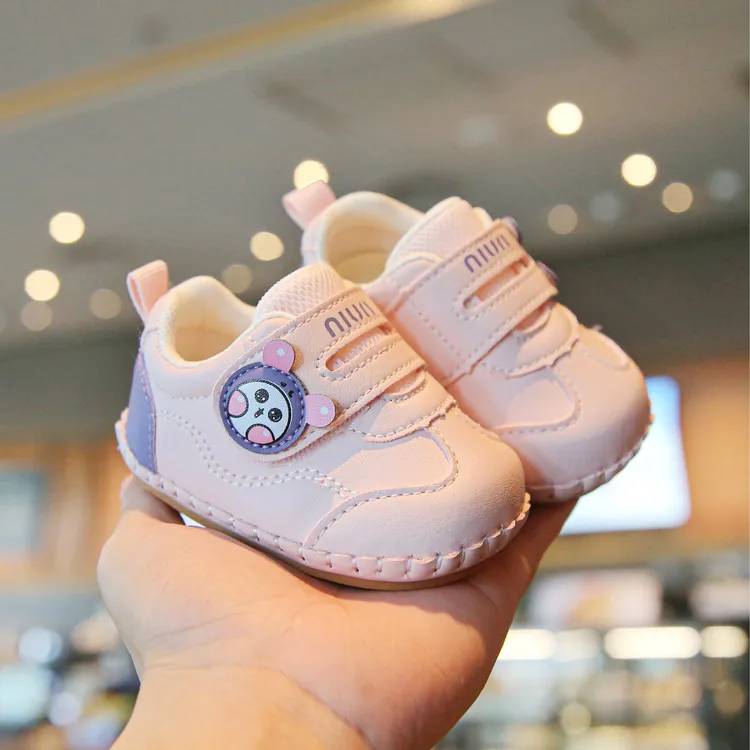 秋季软底鞋0-2岁男女宝学步鞋防掉透气休闲婴儿鞋