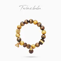 TWINS LULU 【福纹珠】双十二 新中式风葫芦虎眼石色手链TSS6510