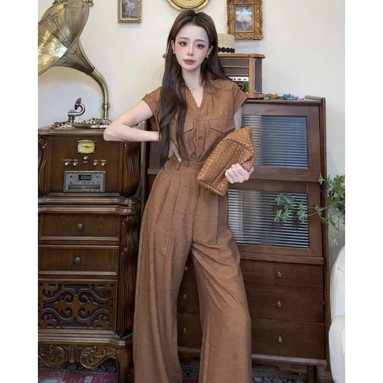 【两件套】休闲气质新款设计感百搭时尚通勤套装D1976