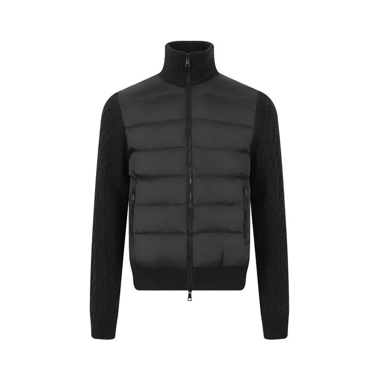 COSSMOR 针织拼接羽绒服