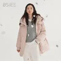 BSIEE/本涩连帽一手长厚羽绒服