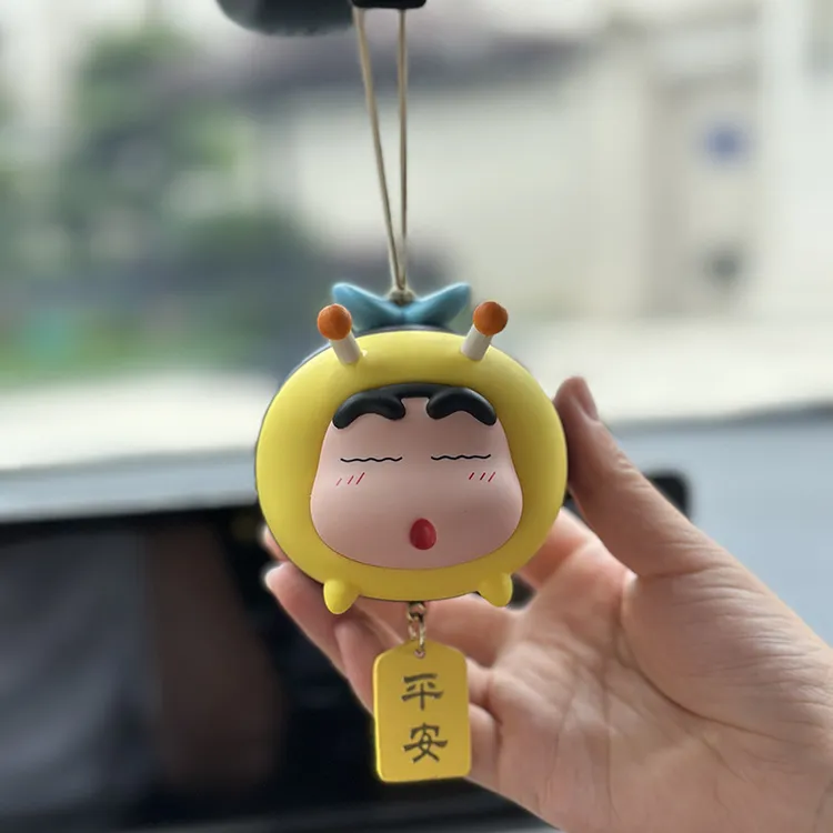 可爱创意蜡笔小新后视镜挂饰搞怪汽车摆件电动车内装饰品车载挂饰