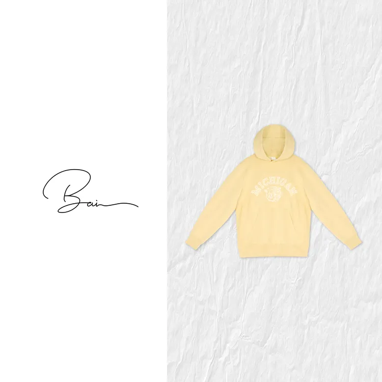 TXB 棉质经典美式字母印花水舒适休闲连帽卫衣XB-7688