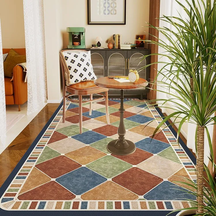 家用厨房阳台地垫子防水防晒免洗PVC可擦满铺防滑一擦即净可裁剪