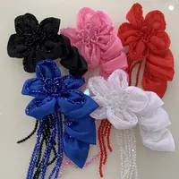6560 立体水晶流苏花朵时尚百搭服饰配件