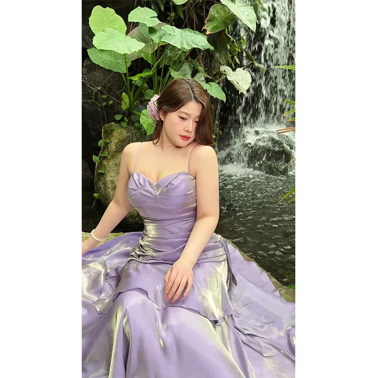 DMcc【庄园绮梦】森系轻奢小众高端绝美气质御姐性感显瘦吊带连衣裙