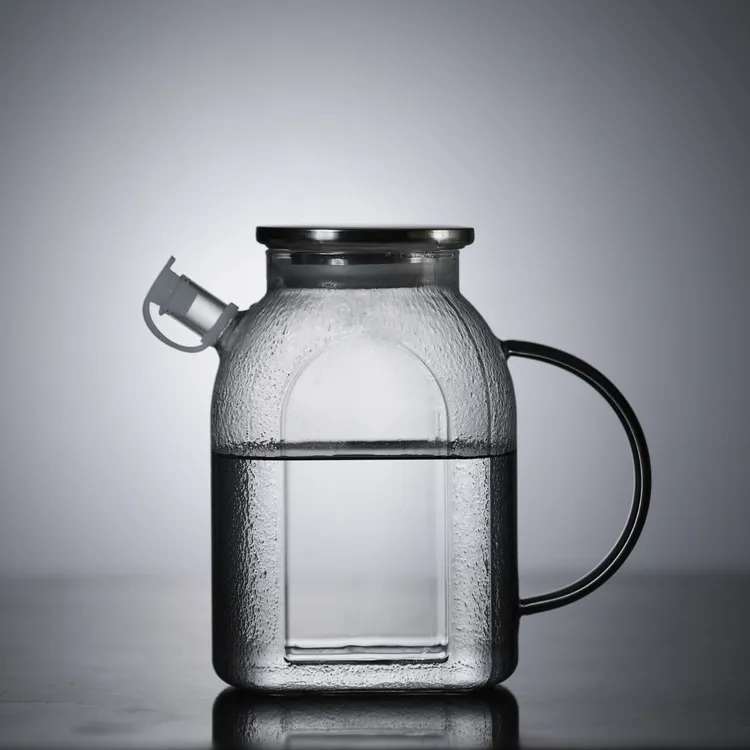 高硼硅耐热玻璃冰箱凉水壶泡茶壶家用大容量花茶壶壶冷水壶耐高温