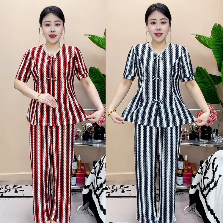 夏装新款上衣中老年女装妈妈装短款洋气小衫打底衫翻领衬衫气质