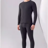 保暖男士圆领打底秋衣秋裤火绒衣套装