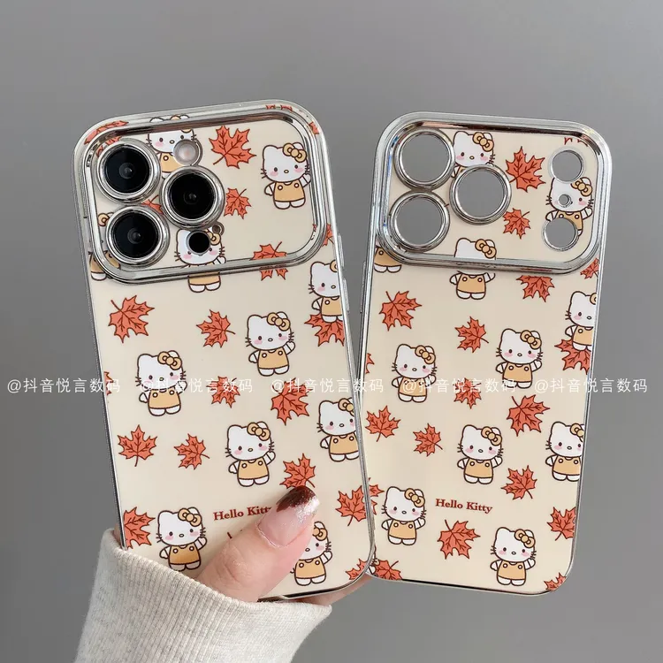 6D视窗适用iphone17promax苹果16手机壳15/14/13/12华为潮枫叶KT