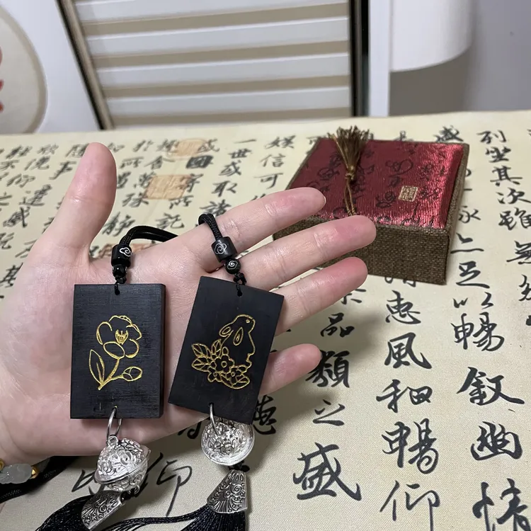 520 diy玉兔茉莉车挂手工礼物平安挂件送男友送闺蜜