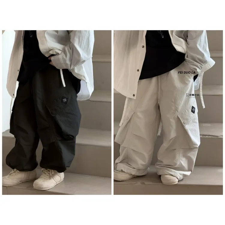 儿童休闲长裤休闲风秋冬休闲裤男童秋季中大童美式秋天百搭裤子