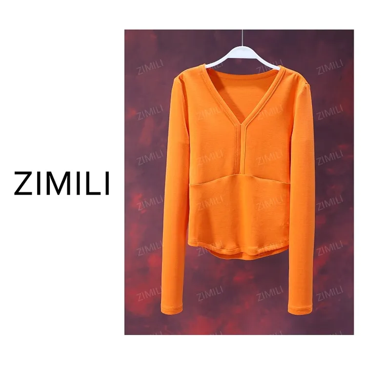 【亮哥欧货女装】冬季热感系列《春晖》高弹显瘦打底上衣9927-A8