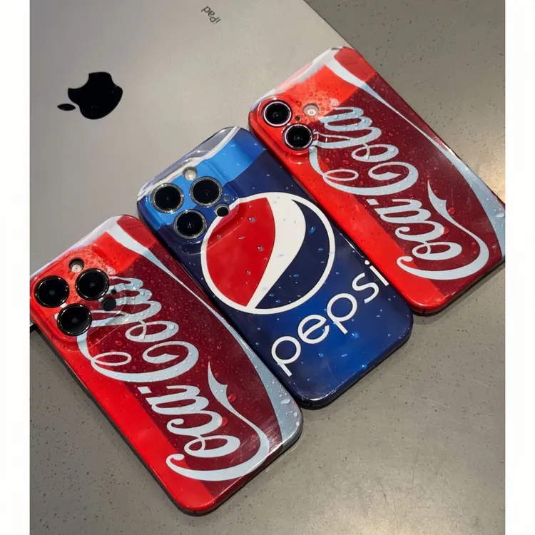欧克里里创意百事可乐适用苹果16promax手机壳华为oppo小米vivo