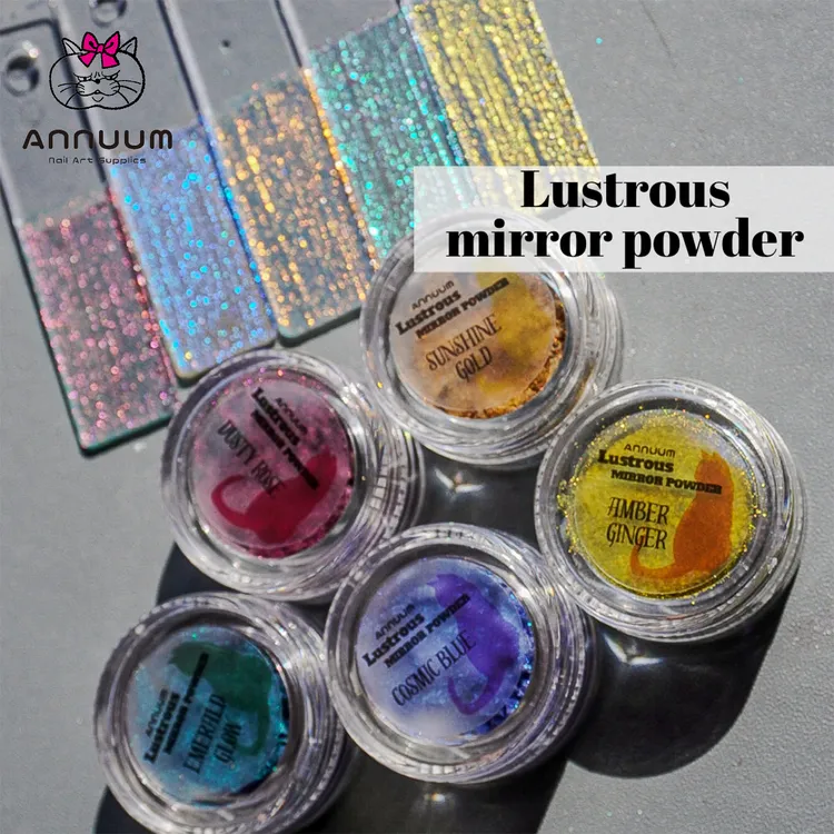 日本安纽进口2025年新Lustrous mirror powder镜面流光魔镜粉ins