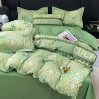 2025新款A类活性印染加厚磨毛铂金绵四件套M