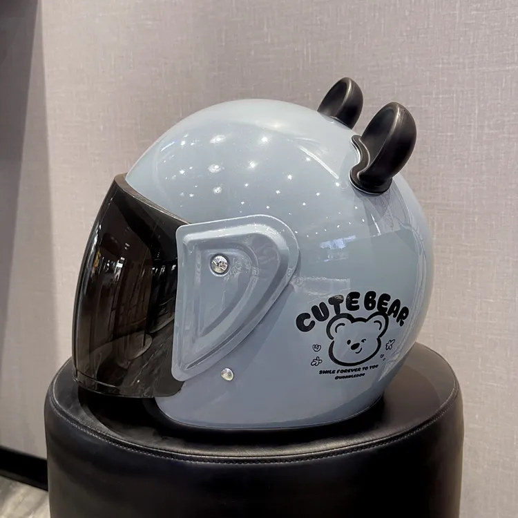 冬季保暖3c认证电动车头盔男女士卡通四季通用