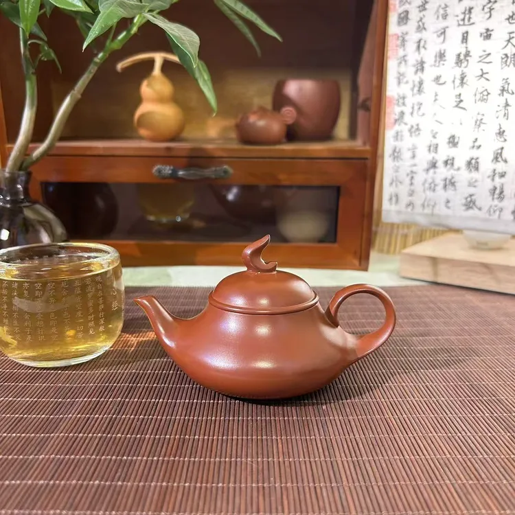 乘风破浪薄胎潮州手拉壶纯手工拉胚原矿全手工茶具
