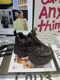 【茹姐专享】厚底加绒增高10CM老爹鞋鞋女2025秋冬季百搭 6166-278