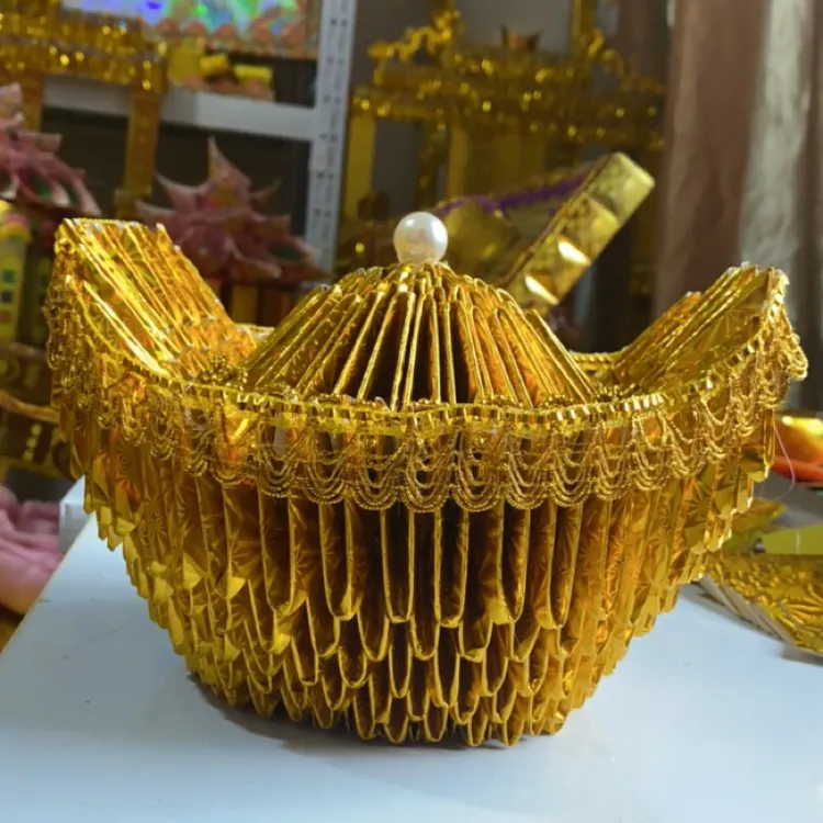 成品 招财祈福元宝摆件 一对高12左右 宽19左右 长23左右