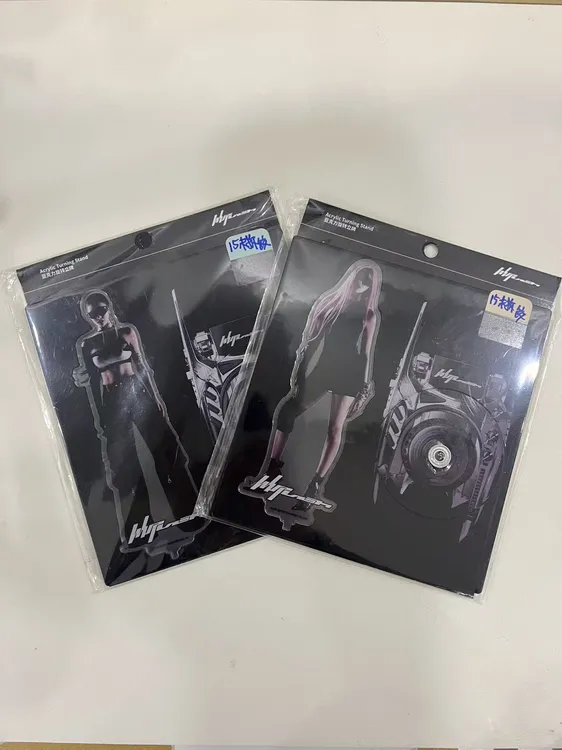 aespa 上海快闪周边立牌