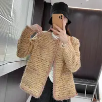 IMFLY金小金自制女装 短外套DYW9880秋冬款气质时髦小香风外套
