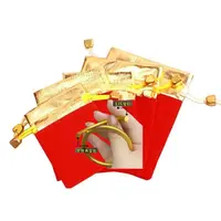 首饰袋 束口黄金绒布包实心镯首饰