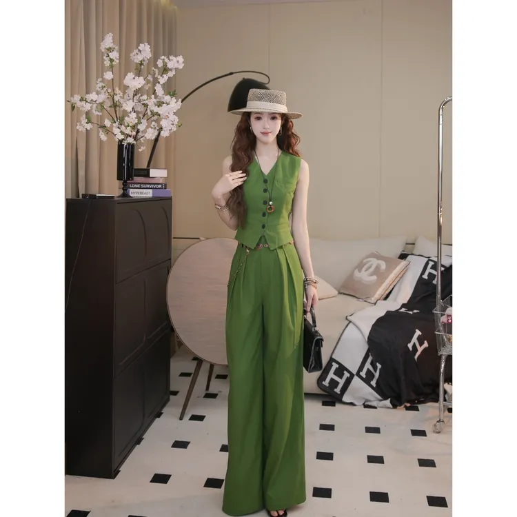 冉冉定制●【高雅秘韵】时尚休闲两件套LUX5TZ2583（不含腰链和胸针）