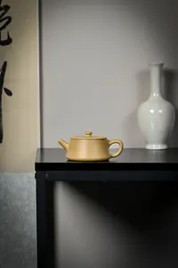 藏品【梨皮本绿·云柱3.0】本绿超精工手制云柱壶155cc