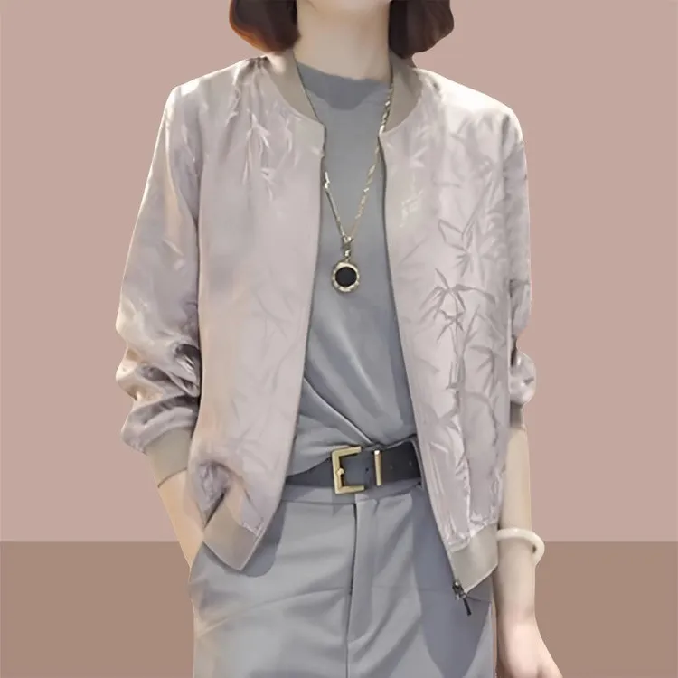 今年流行爆款外套小个子新中式时尚女装上衣宽松好看薄款棒球服潮