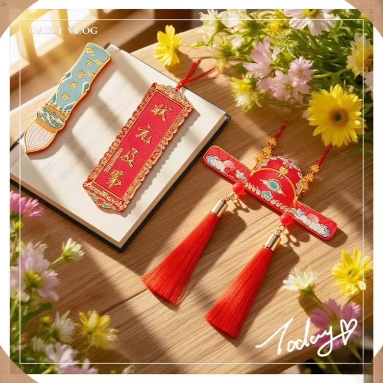 原创立装饰|状元帽金榜题名流苏款冰箱贴国超装饰纪念品伴手礼