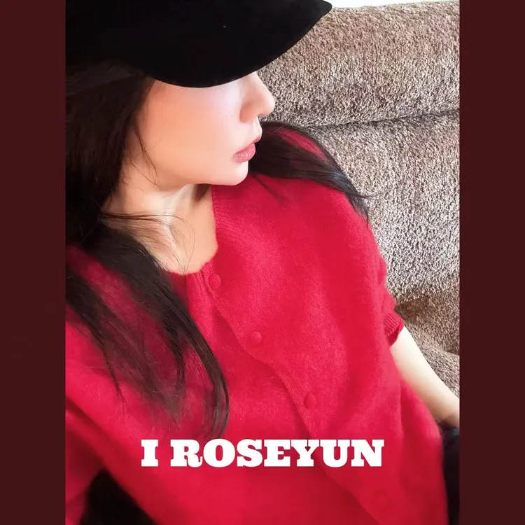 【Rose Yun】柔雾感山羊绒拉毛包扣针织开衫  JY095082