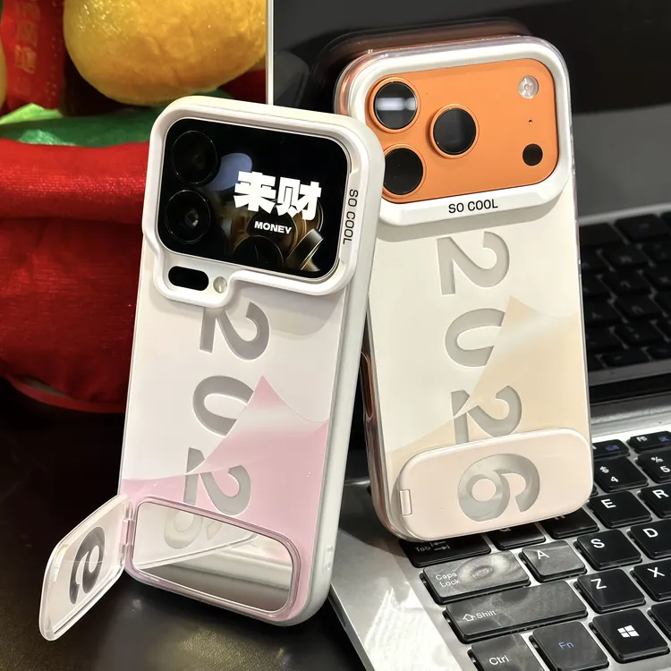 BANCA个性2026文字支架适用苹果17/16pro手机壳华为vivoppo小米15