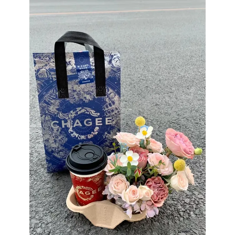 奶茶创意鲜花花束全国团购同城配送