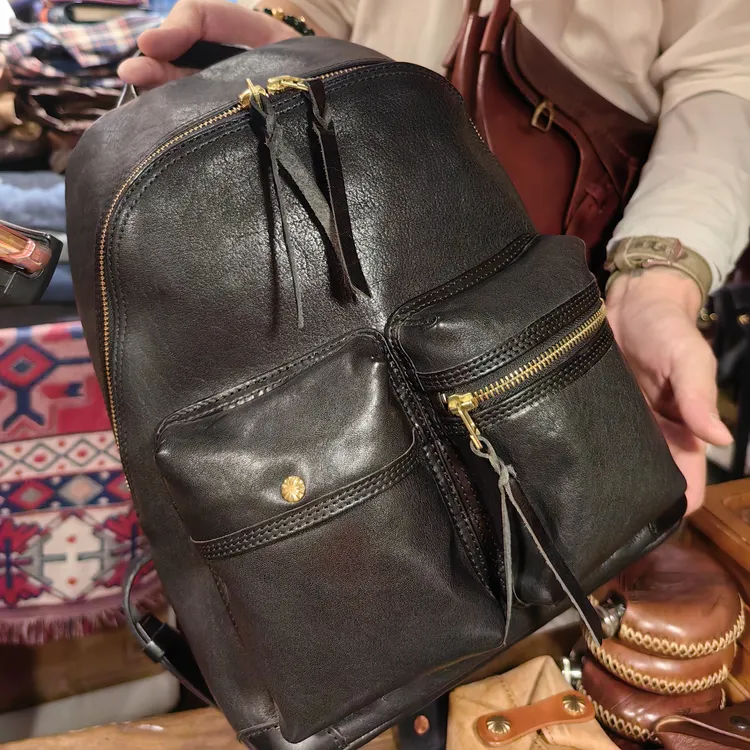 制道头层牛皮手工邮差系列包休闲风机能风学院风经典