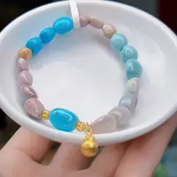 18K金镶嵌绿松石珠宝奇石