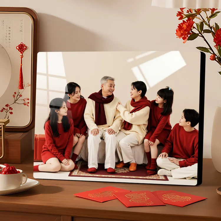 【全家福首选】升级大韩水晶相框摆台定制照片打印洗照片