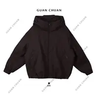 灌川【莎姐专属】GUANCHUAN冬季男款连帽设计师款轻奢羽绒服