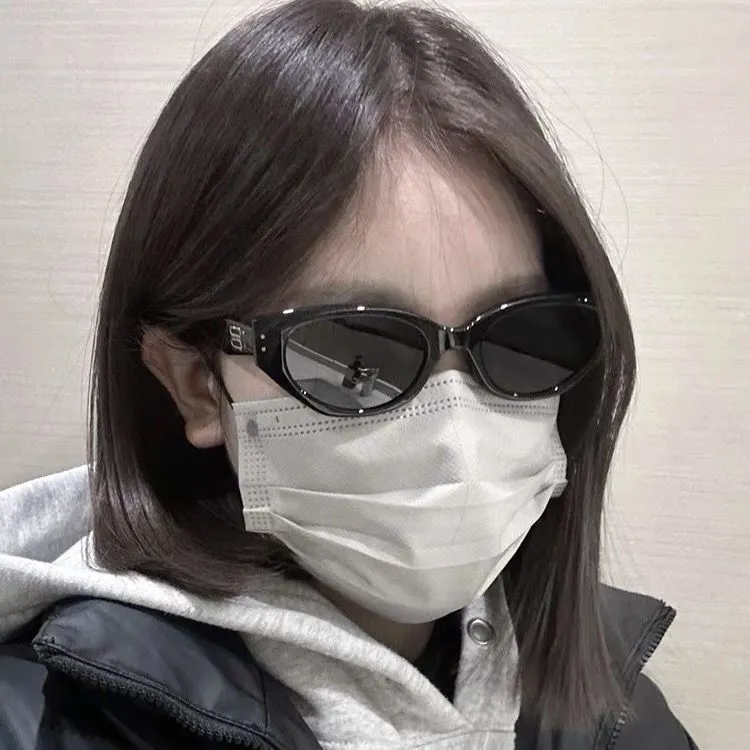 jennie珍妮同款GM墨镜roco明星网红辣妹猫眼复古高级感太阳眼镜女