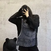 《大韩韩推荐》牛仔印花打底大码女装显瘦宽松百搭舒适印花长袖T恤