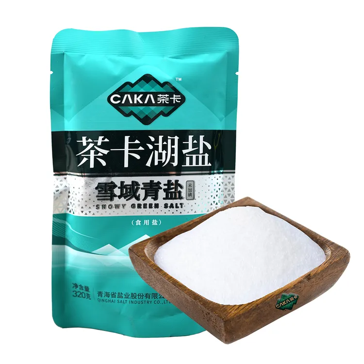 (抖音专属)(拍5袋发6袋)未加碘雪域青盐320gx5袋/件茶卡湖盐正品