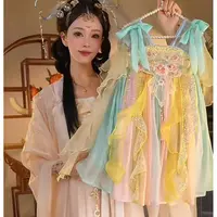 海宁1【流光云裳】2025新款女童国风仙气中国风夏季汉服HFQ25257