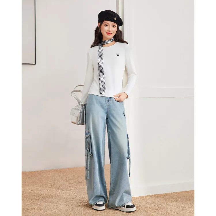 IEF/爱依服2025冬季新款简约基础款通勤加厚德绒百搭打底衣