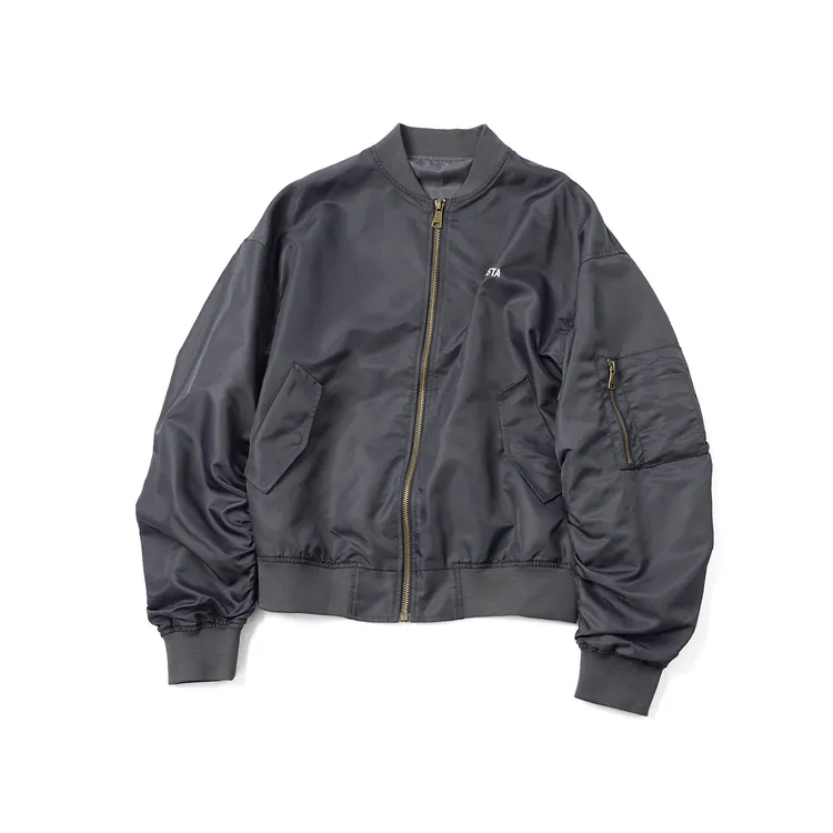 【廓形棒球服短外套】NFWT58237秋季宽松时尚短款潮牌酷帅风短外套