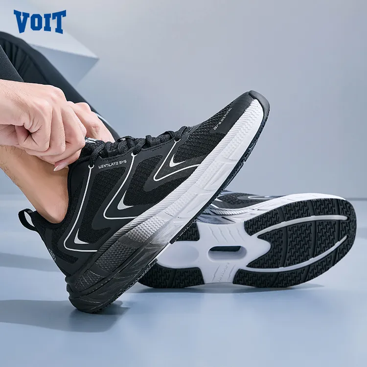 沃特逐光专业碳板跑步鞋男女网面透气缓震减震防滑跳操鞋低帮跑鞋