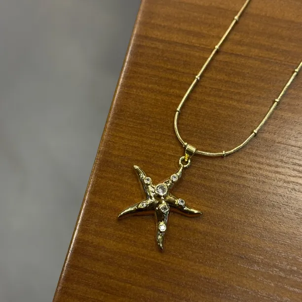 铜合金项链 GULUM 1000海星海边风时尚欧美项链