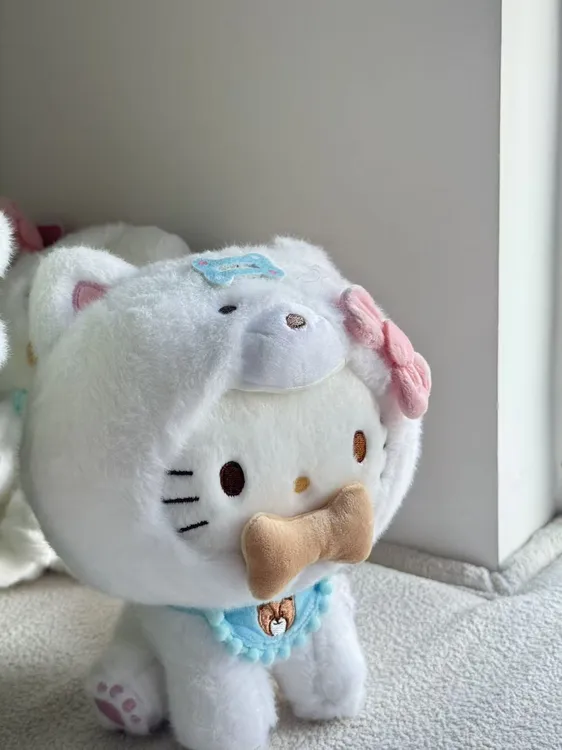 可爱美乐蒂kitty玩偶娃娃合集玲娜贝儿小羊玩偶loopy羊毛毡工具包